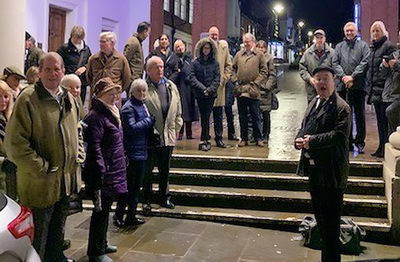Start of the 1000th Ghost Tour of Guildford